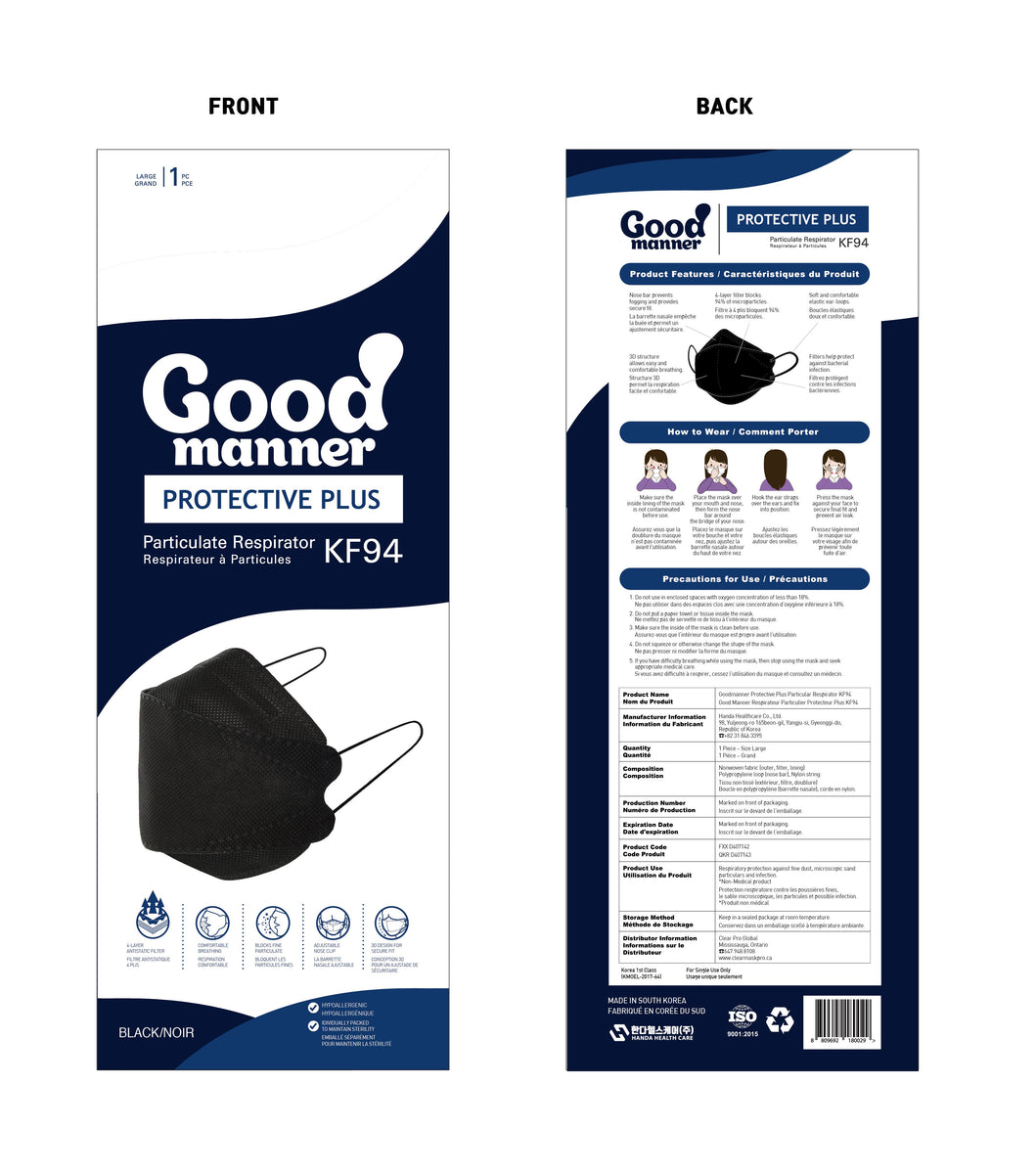 Good Manner KF94 Masks Good Manner Canada Official