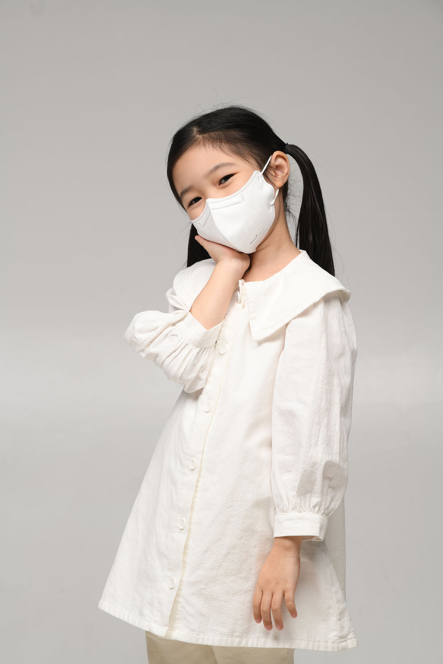 Good Manner KF94 Masks Canada for Toddlers XS, White, (ages 3 to 5), 25 masks./ Free Shipping within Canada-The Authorized Distributor in Canada. | Clear Pro Global_Good Manner