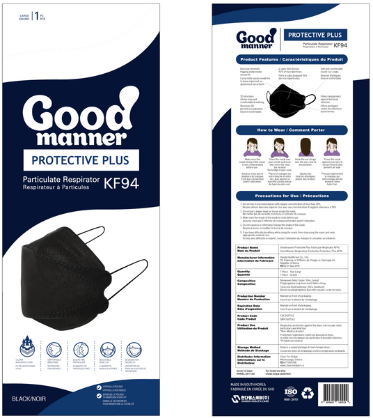 Good Manner KF94 Masks by the Exclusive authorized distributor