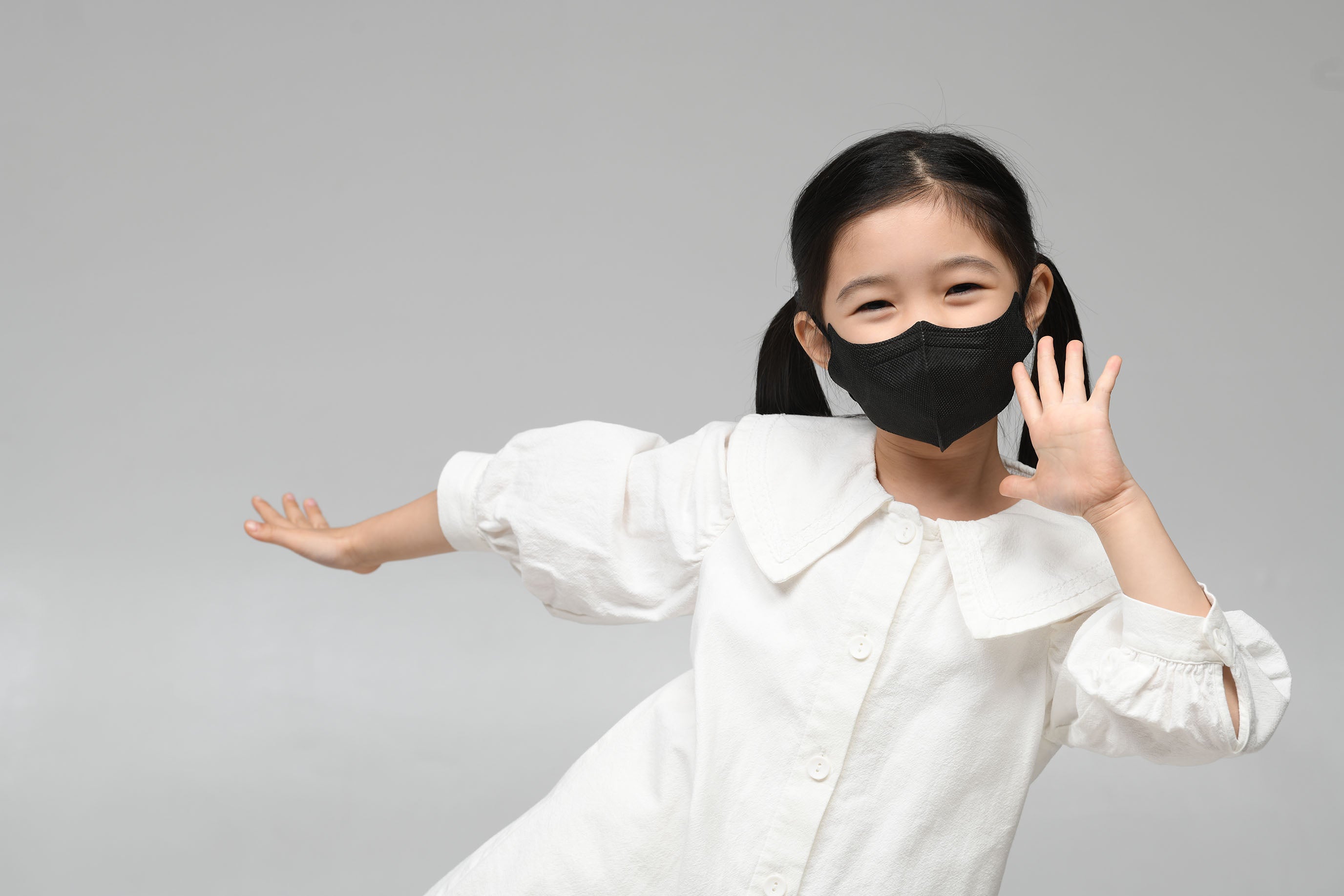 Good Manner KF94 Masks Canada for Toddlers XS, Black, (ages 3 to 5), 25 masks./ Free Shipping within Canada-The Authorized Distributor in Canada. | Clear Pro Global_Good Manner